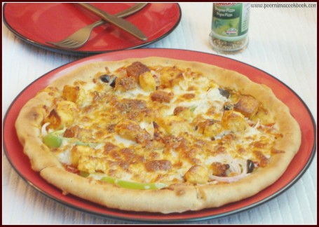 Paneer Tikka Pizza Paneer Tikka Pizza