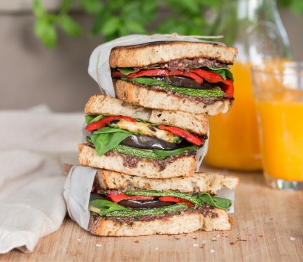 Grøntsagssandwich Grøntsagssandwich