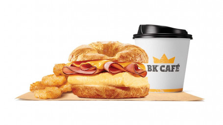 Skinke, Æg Ost Croissan'wich Måltid Skinke, Æg Ost Croissan'wich Måltid