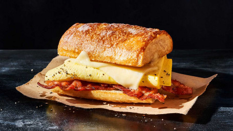 Bacon, Rørægsost På Ciabatta Bacon, Rørægsost På Ciabatta