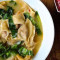 Grøntsags- Og Svinekød Wonton Suppe