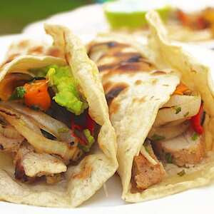 Grillet Kylling Fajitas