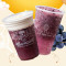 Pú Táo Chá Jiān Guǒ Nǎi Gài Grape Tea With Nut Cream